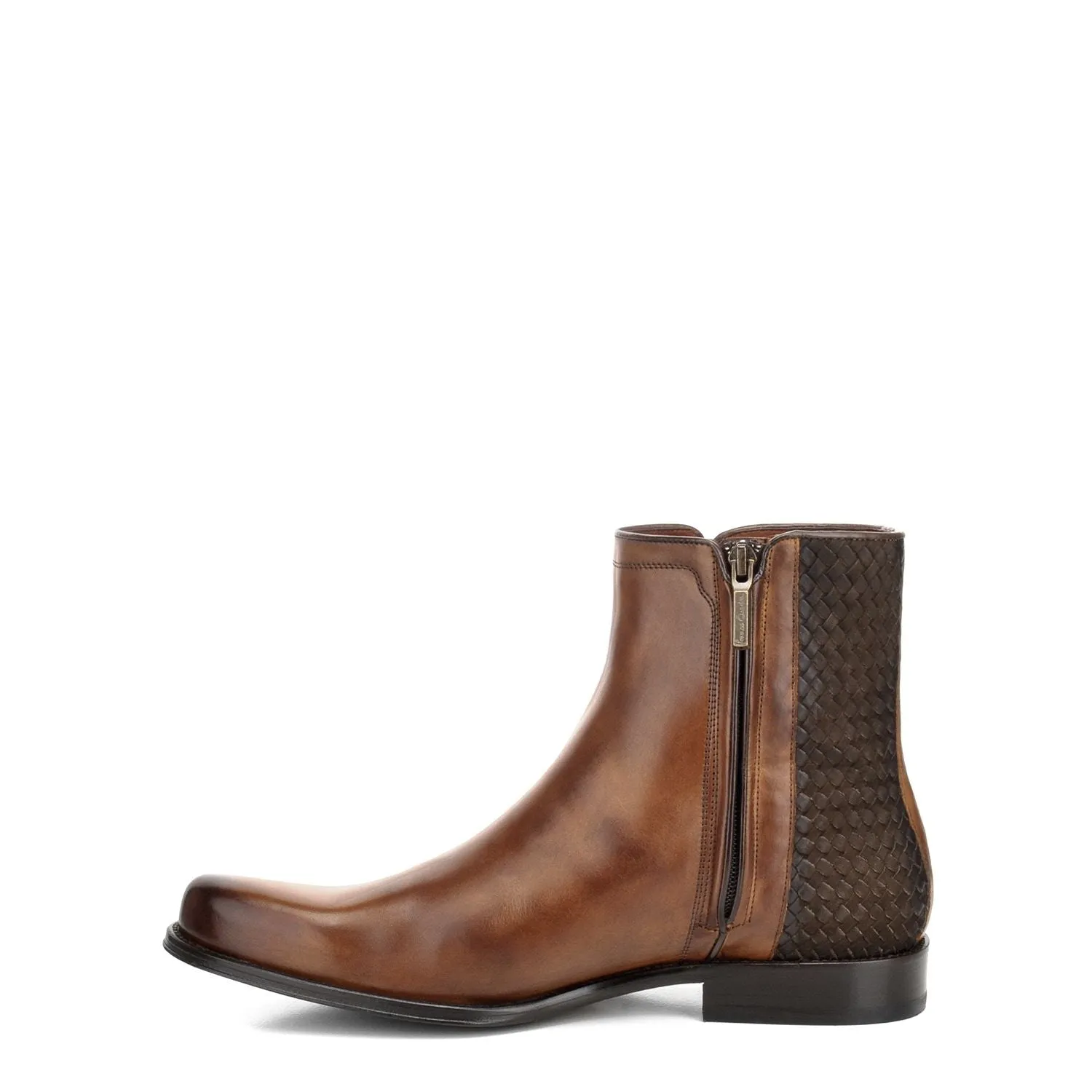 G23TVUE - Cuadra maple dress casual calfskin leather ankle boots for men