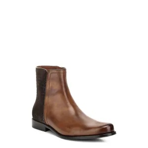 G23TVUE - Cuadra maple dress casual calfskin leather ankle boots for men