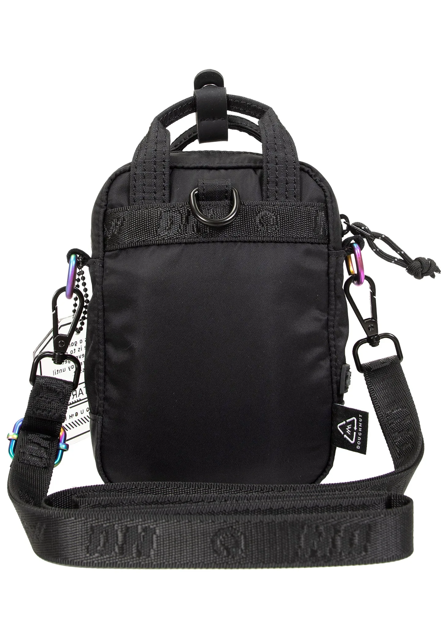 Gamescape Series Macaroon Tiny Crossbody Bag in Black