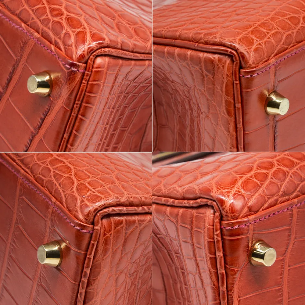 Geranium Matte 32cm Kelly Retourne Bag
