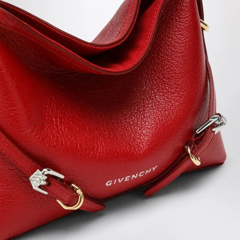 Givenchy Red Voyou Nano Leather Bag Women