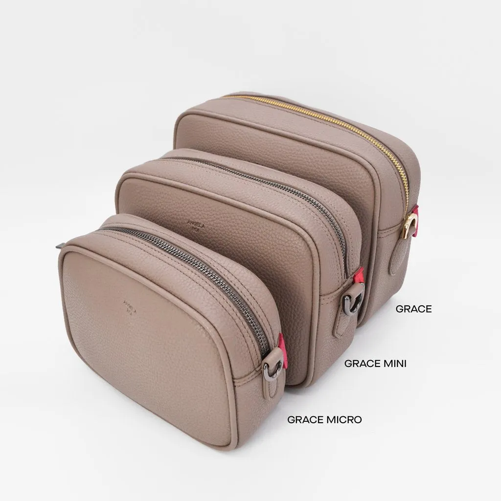Grace Micro Crossbody with Signet in Black