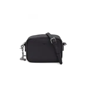 Grace Micro Crossbody with Signet in Black
