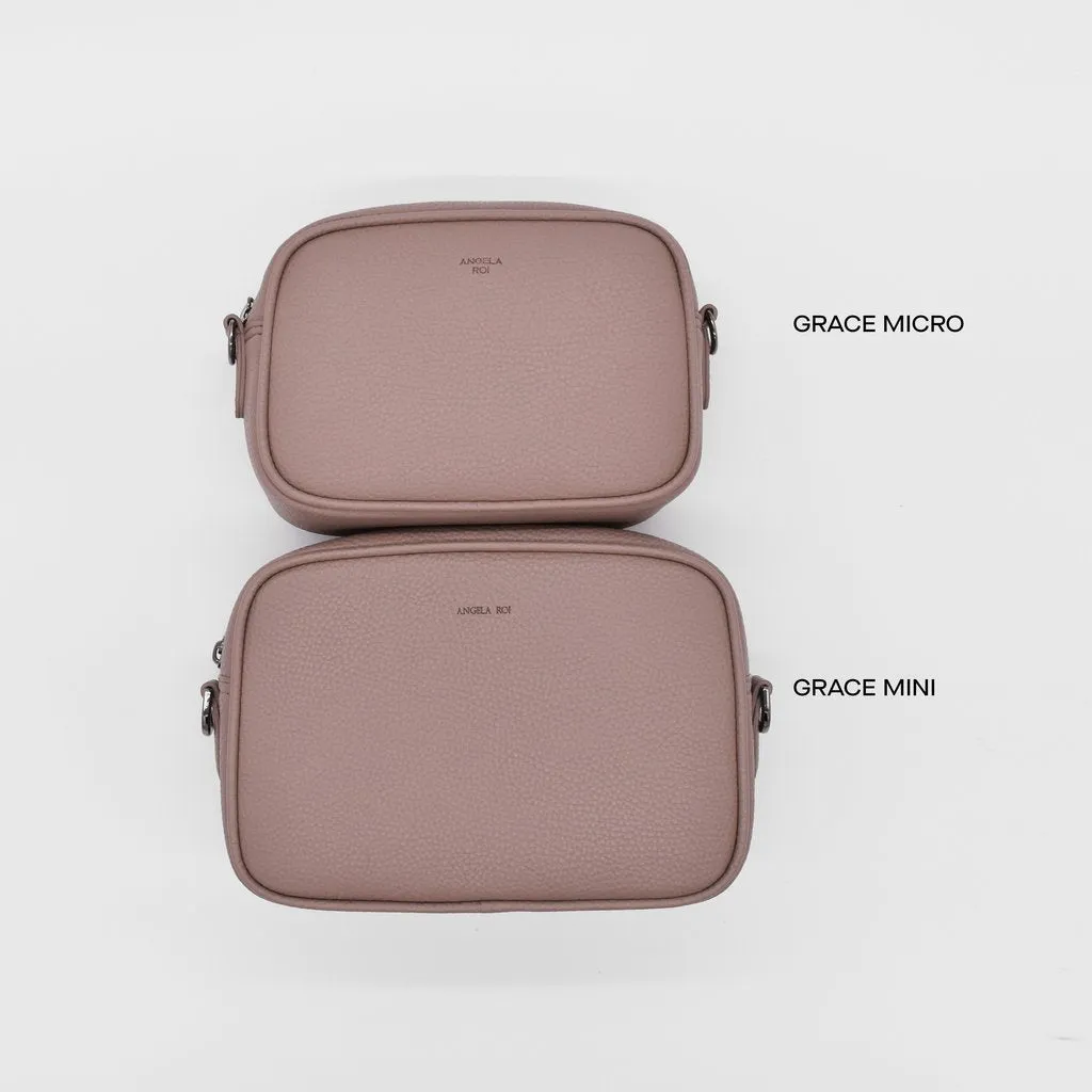 Grace Micro Crossbody with Signet in Black