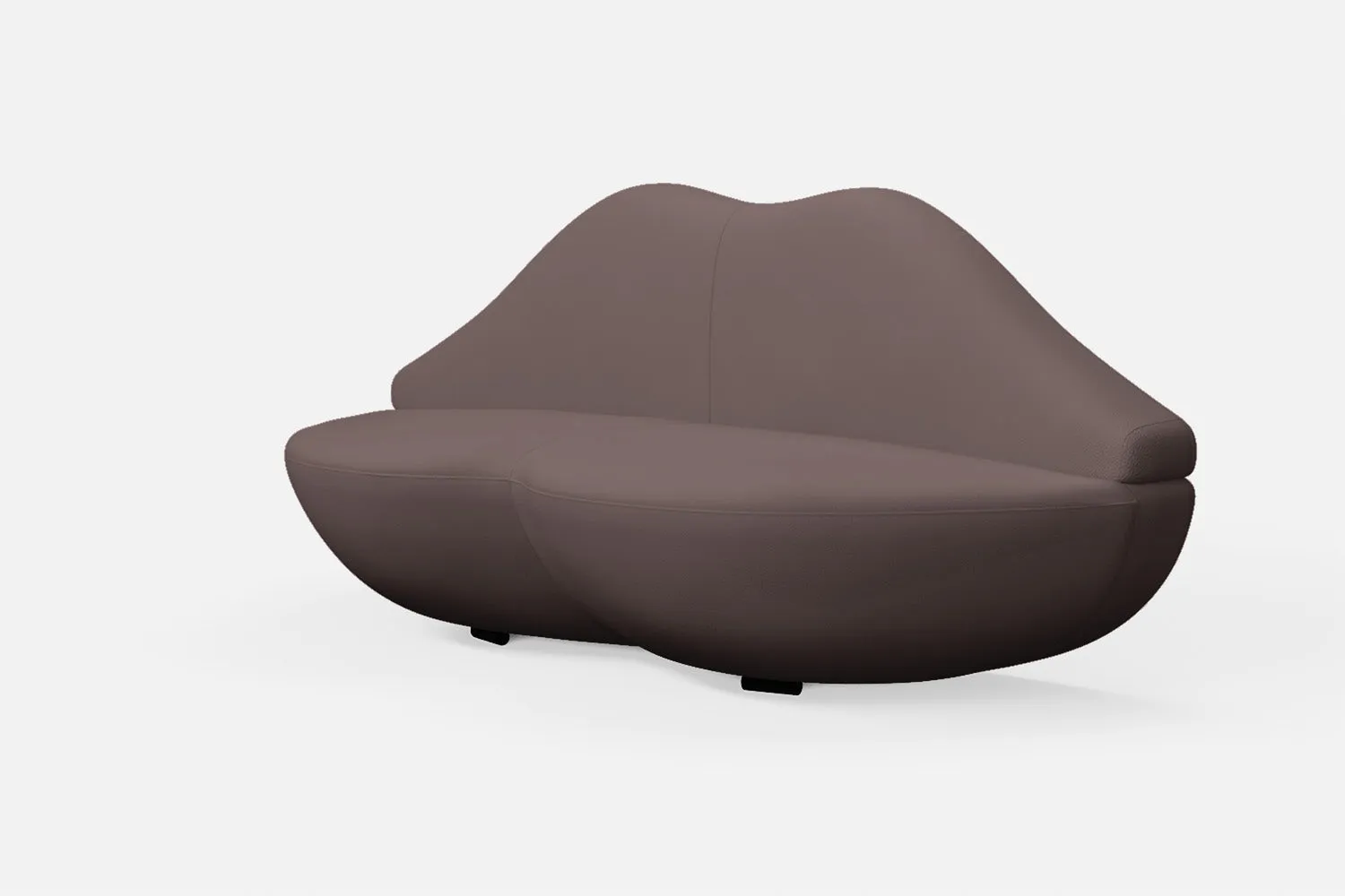 Grosseto 3 Seater Sofa Rose Taupe Leather