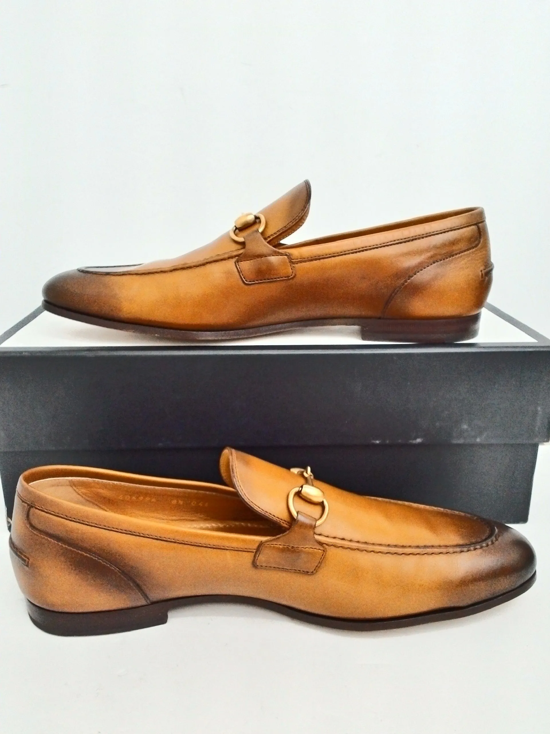 Gucci Men's Betis Glamour Cuir Size 8.5