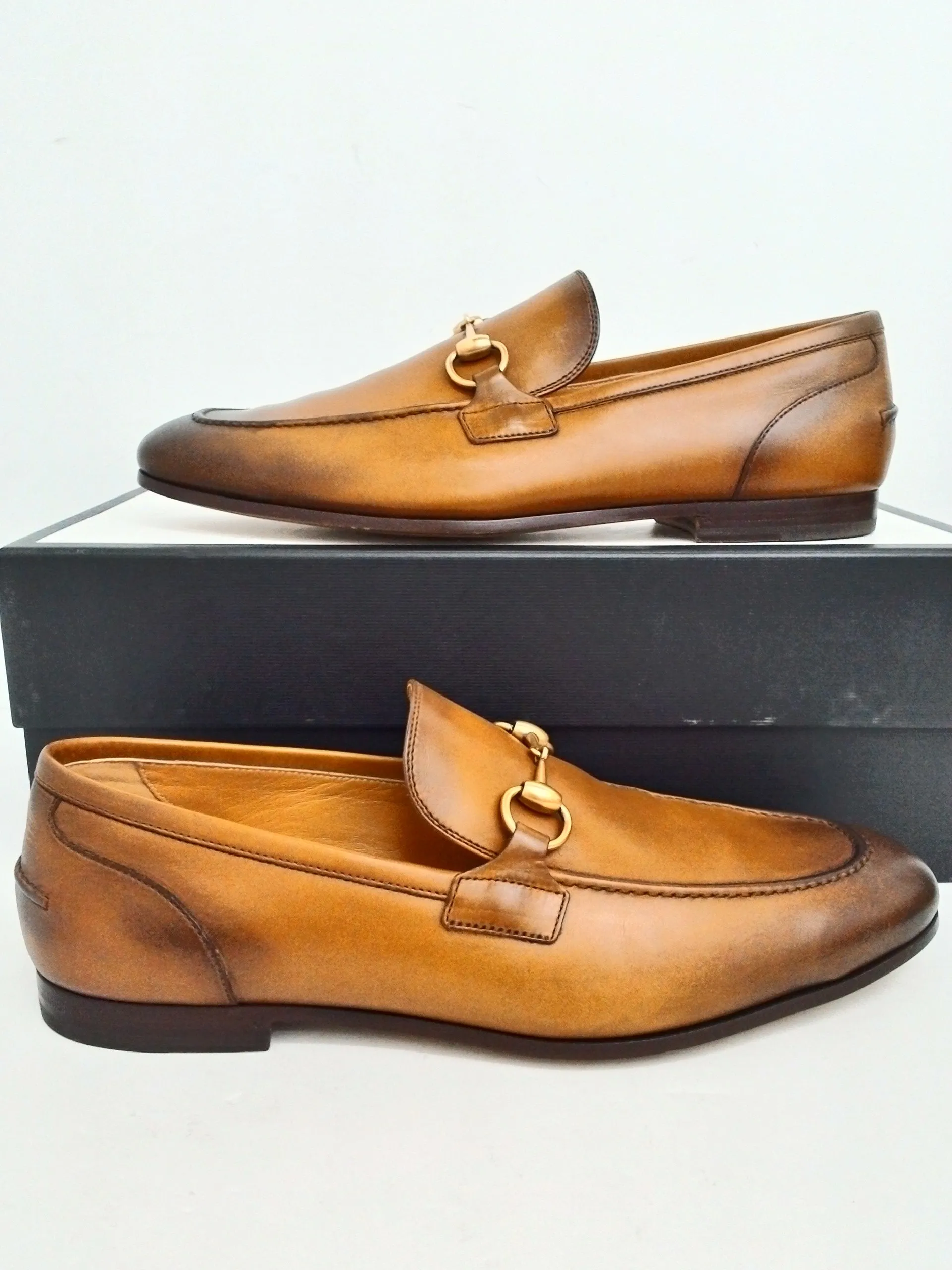 Gucci Men's Betis Glamour Cuir Size 8.5