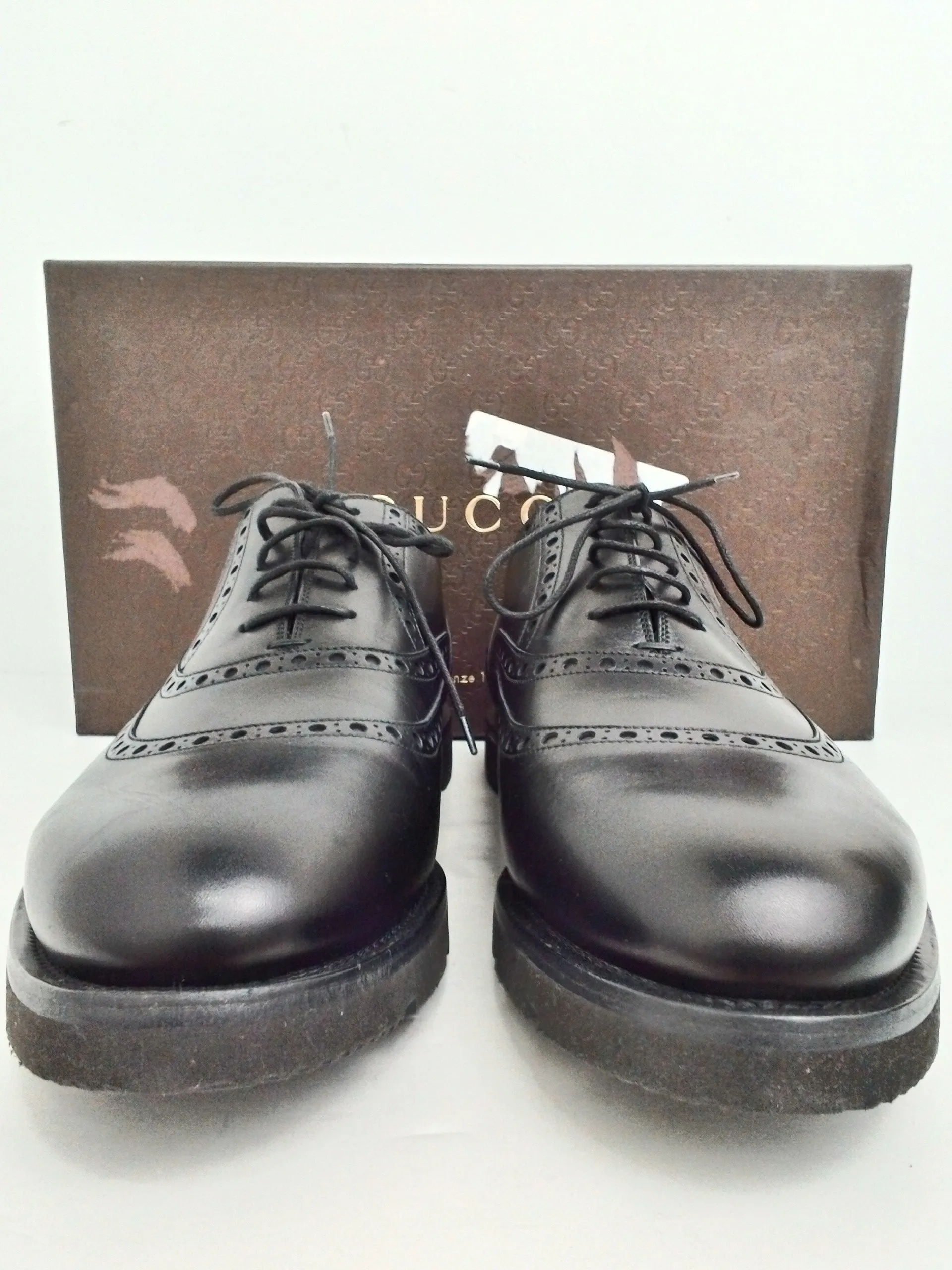 Gucci Men's Black Leather Size 10.5