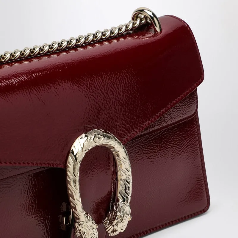 Gucci Small Dionysus Bag Red Anchor In Patent Leather Women
