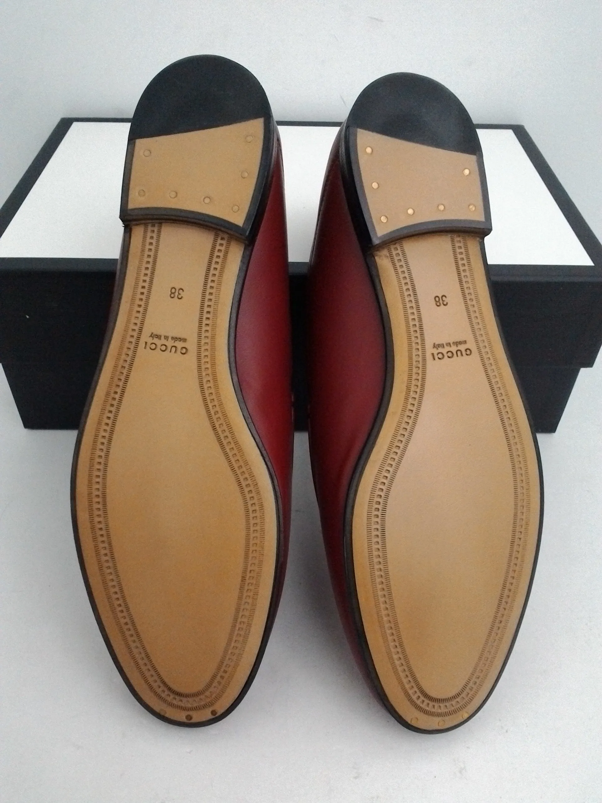 Gucci Women's Agnello Plonge' Romantic Cerise Size 37 - 38