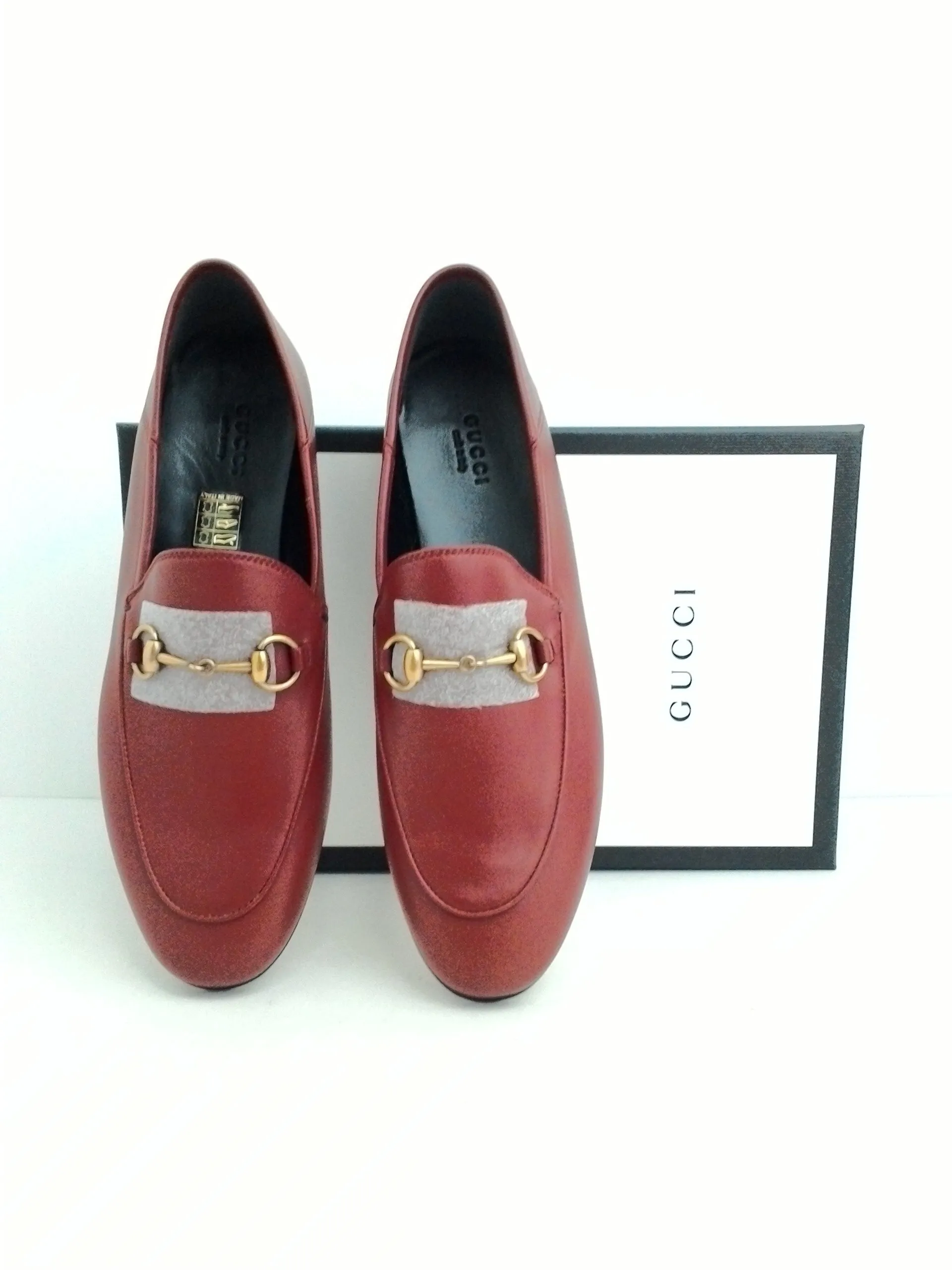 Gucci Women's Agnello Plonge' Romantic Cerise Size 37 - 38