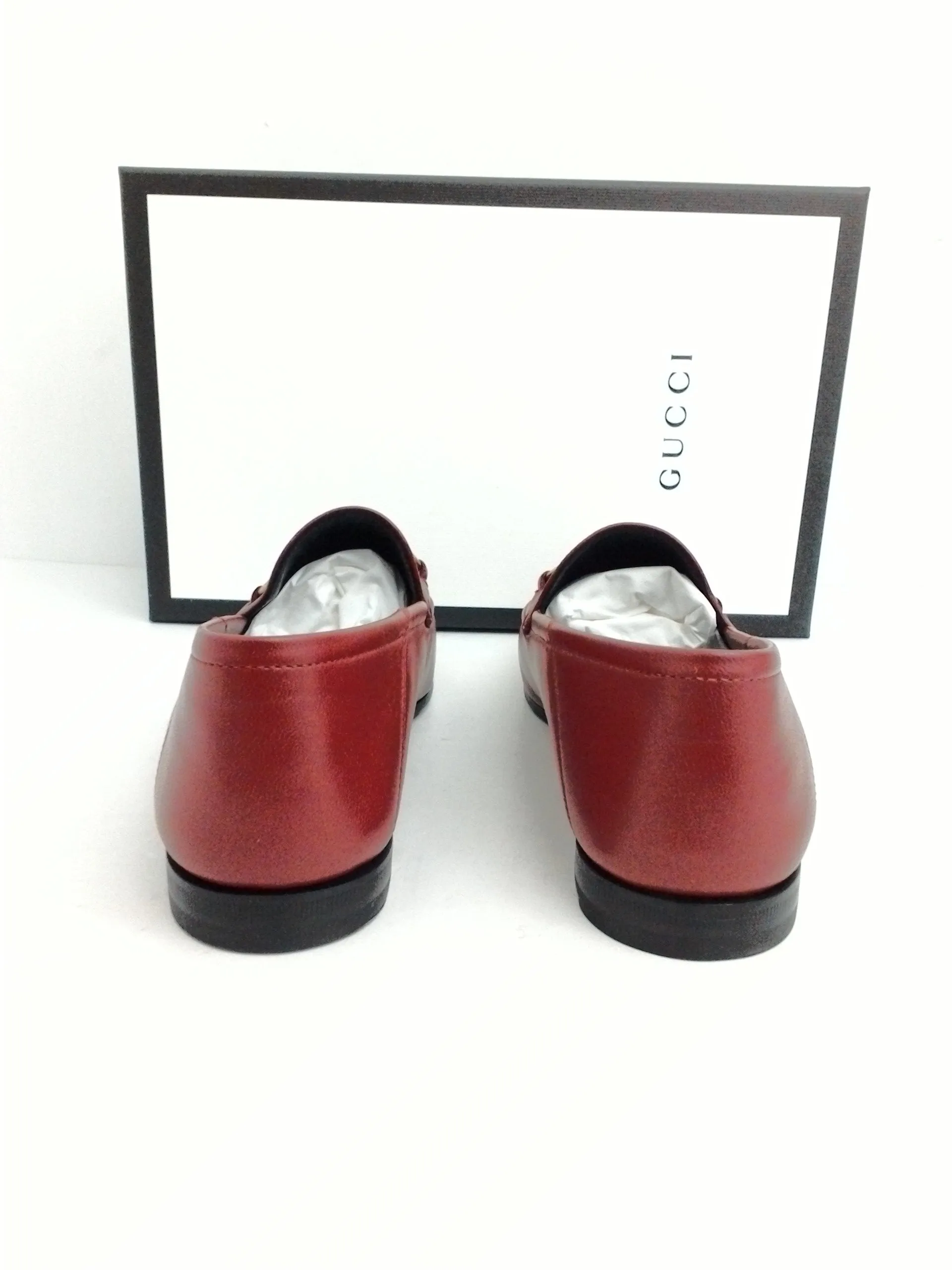 Gucci Women's Agnello Plonge' Romantic Cerise Size 37 - 38