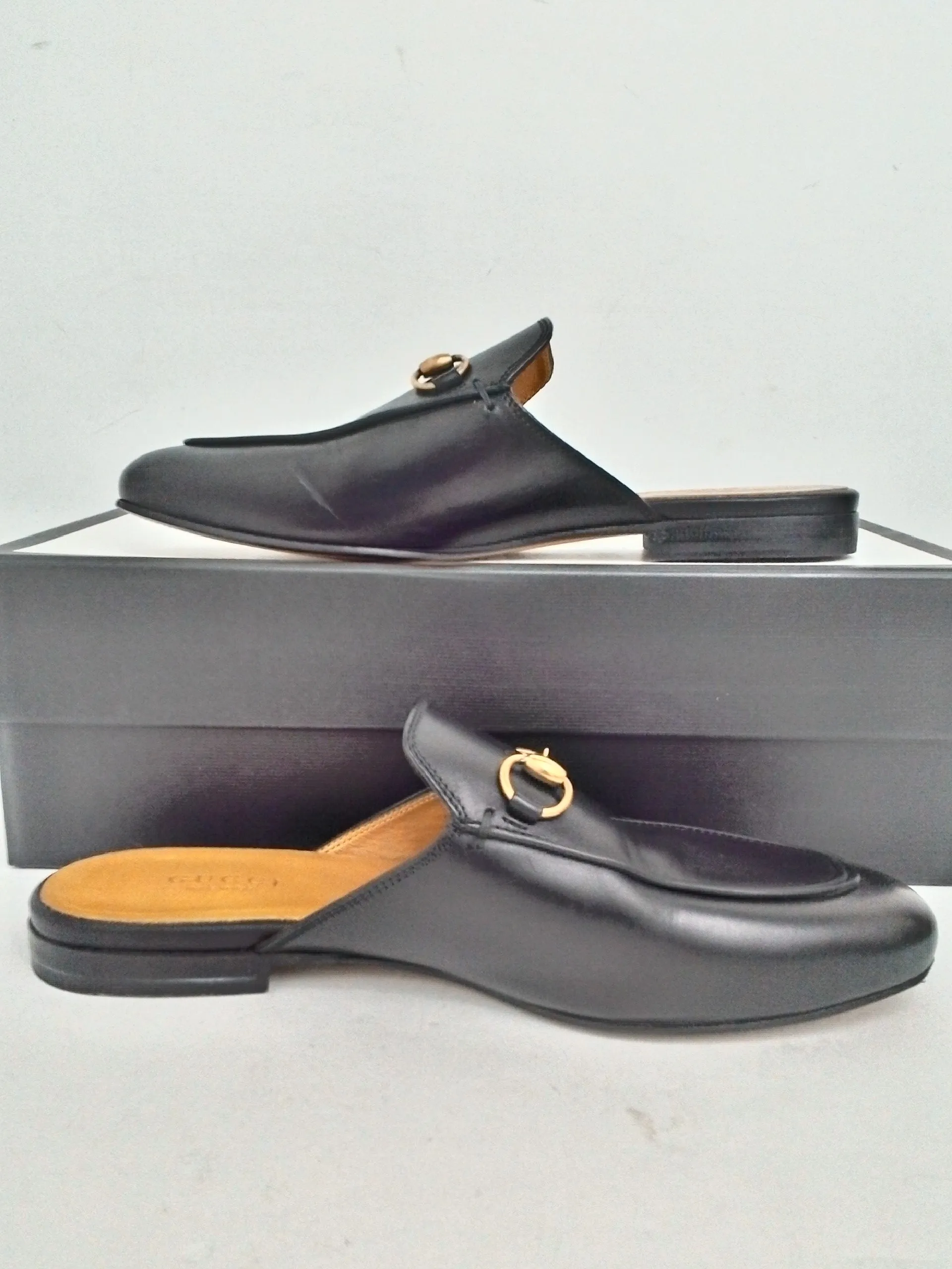 Gucci Women's Betis Glamour Black Mule Size 36