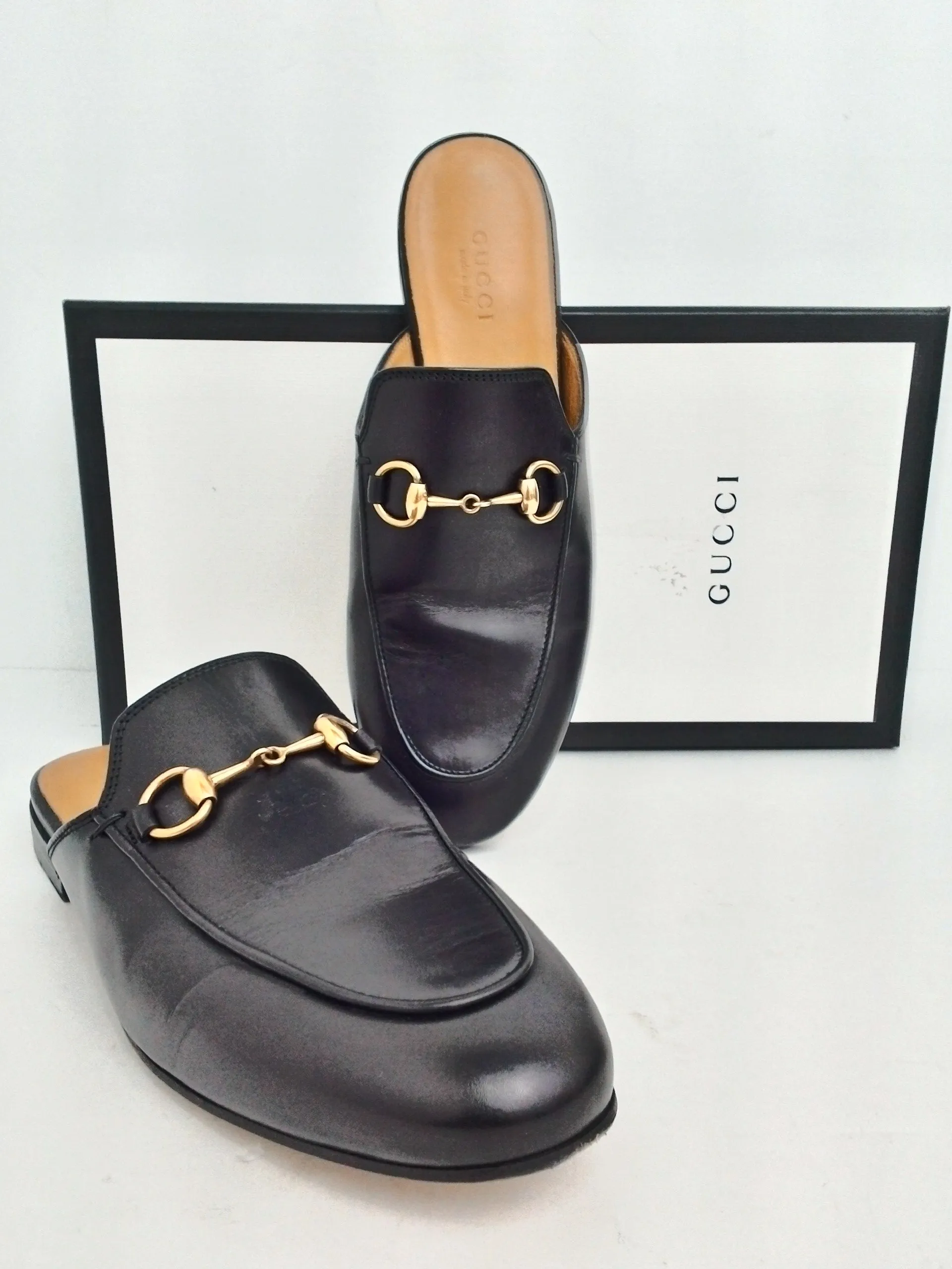 Gucci Women's Betis Glamour Black Mule Size 36