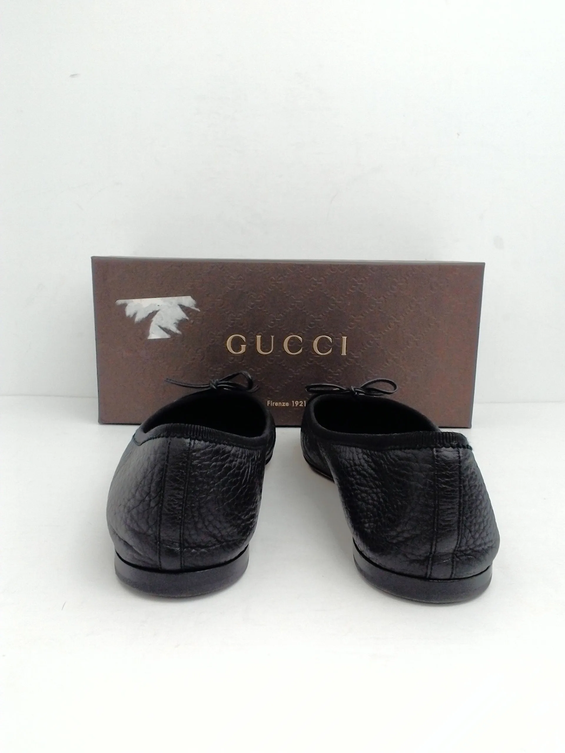 Gucci Women's Cellarius Soft Black Flat Size 40.5