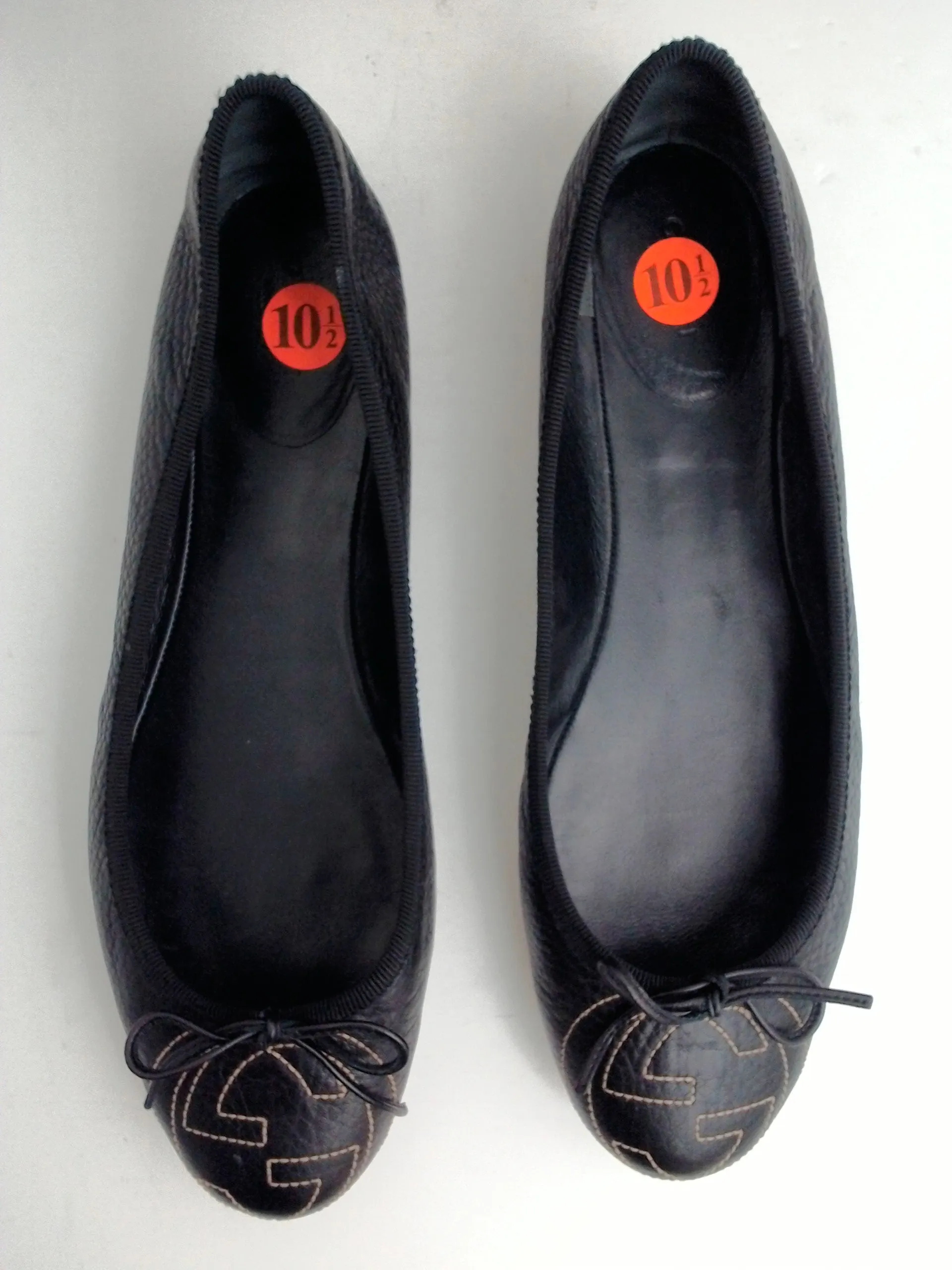 Gucci Women's Cellarius Soft Black Flat Size 40.5