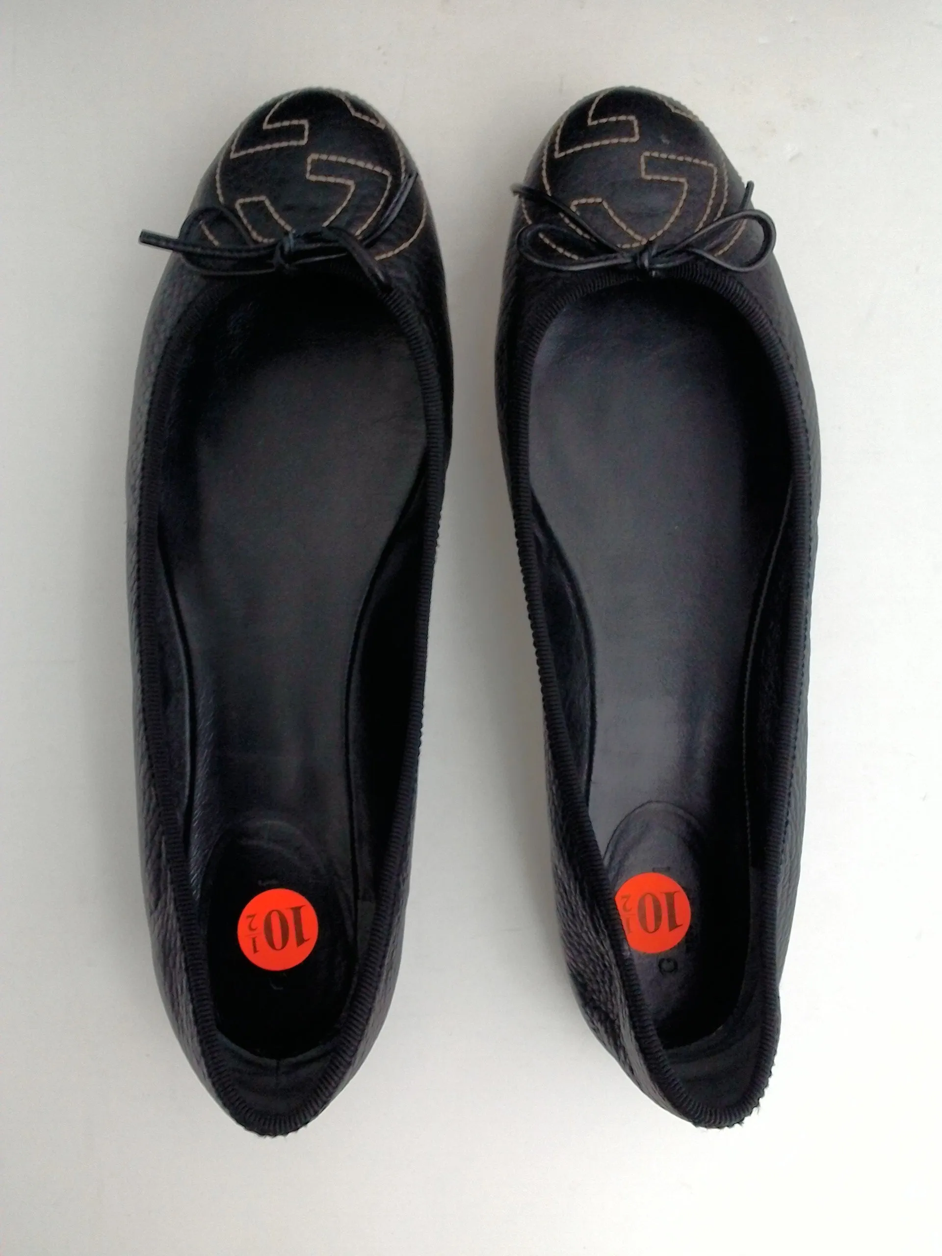 Gucci Women's Cellarius Soft Black Flat Size 40.5