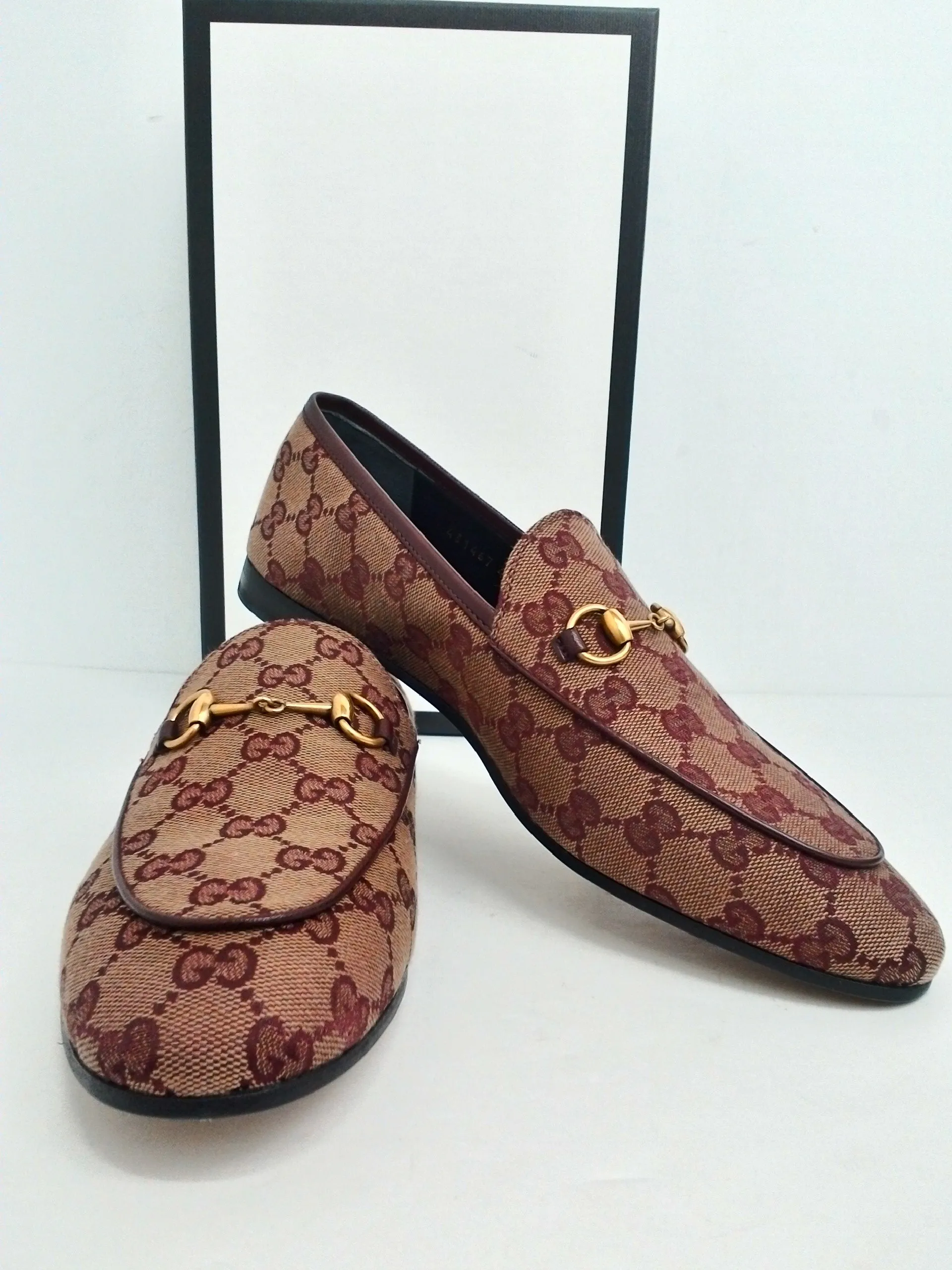 Gucci Women's T. Original GG Malaga Kid Sahara Rubino Size 35,39, 40