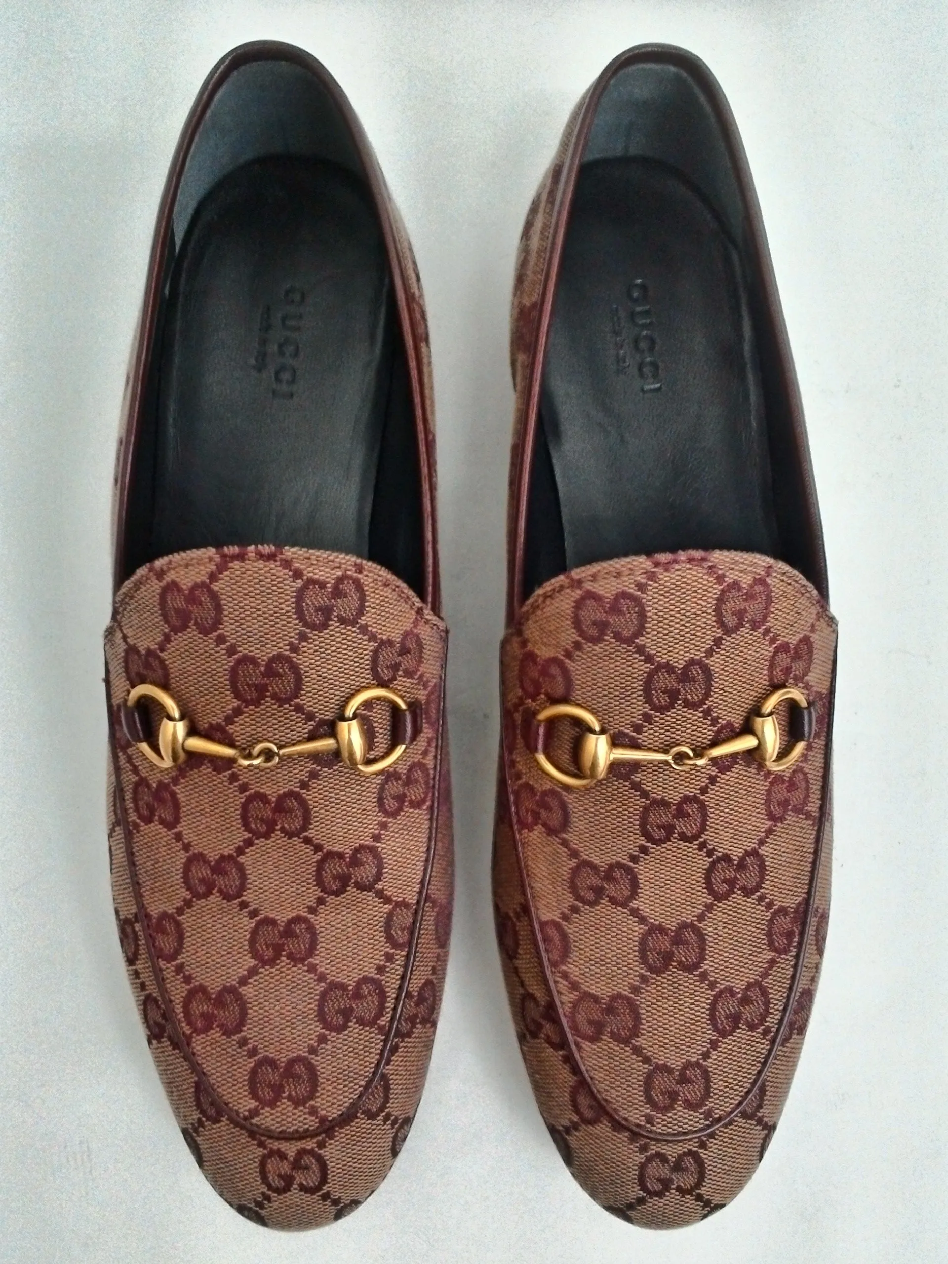 Gucci Women's T. Original GG Malaga Kid Sahara Rubino Size 35,39, 40