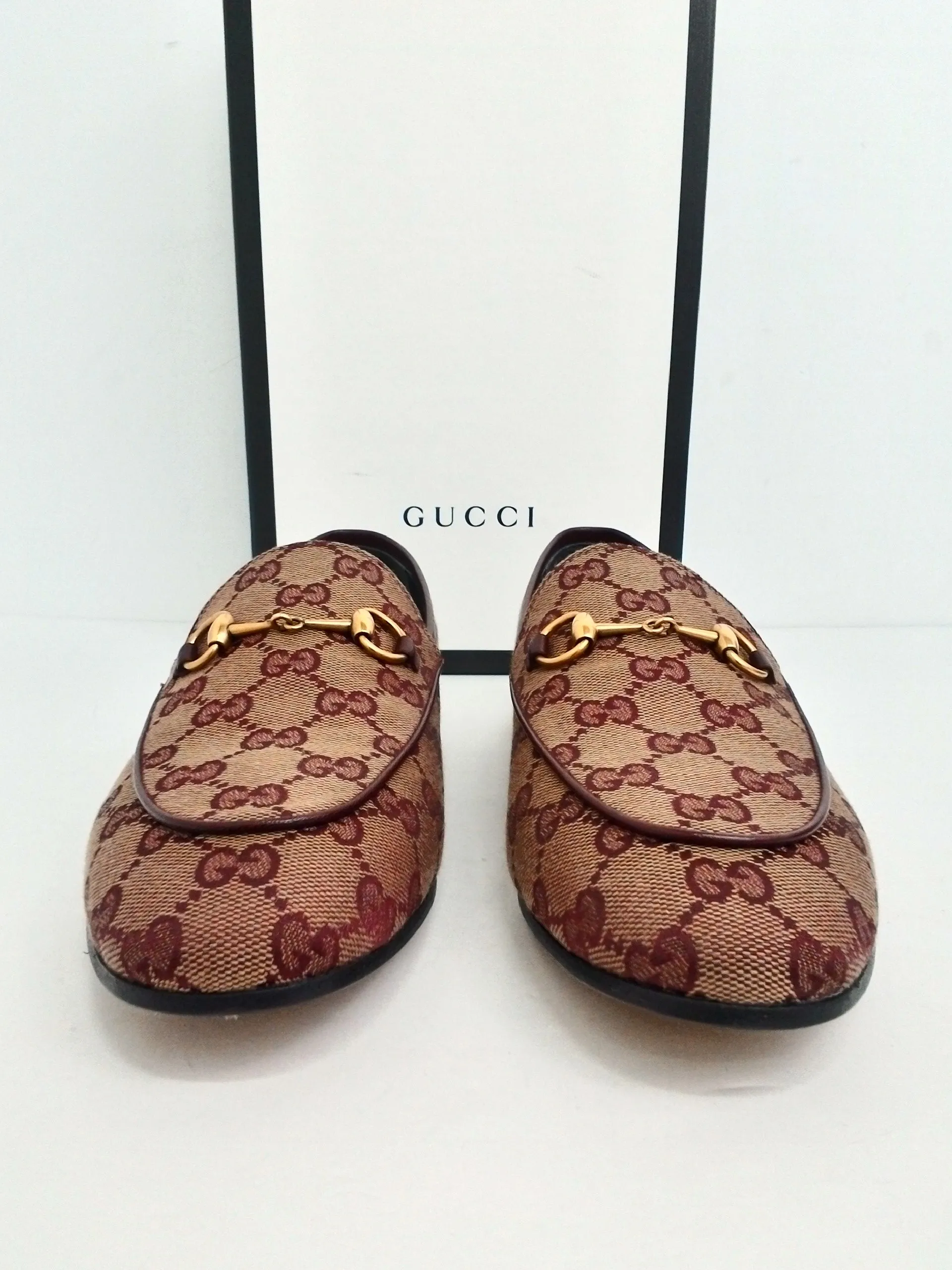 Gucci Women's T. Original GG Malaga Kid Sahara Rubino Size 35,39, 40
