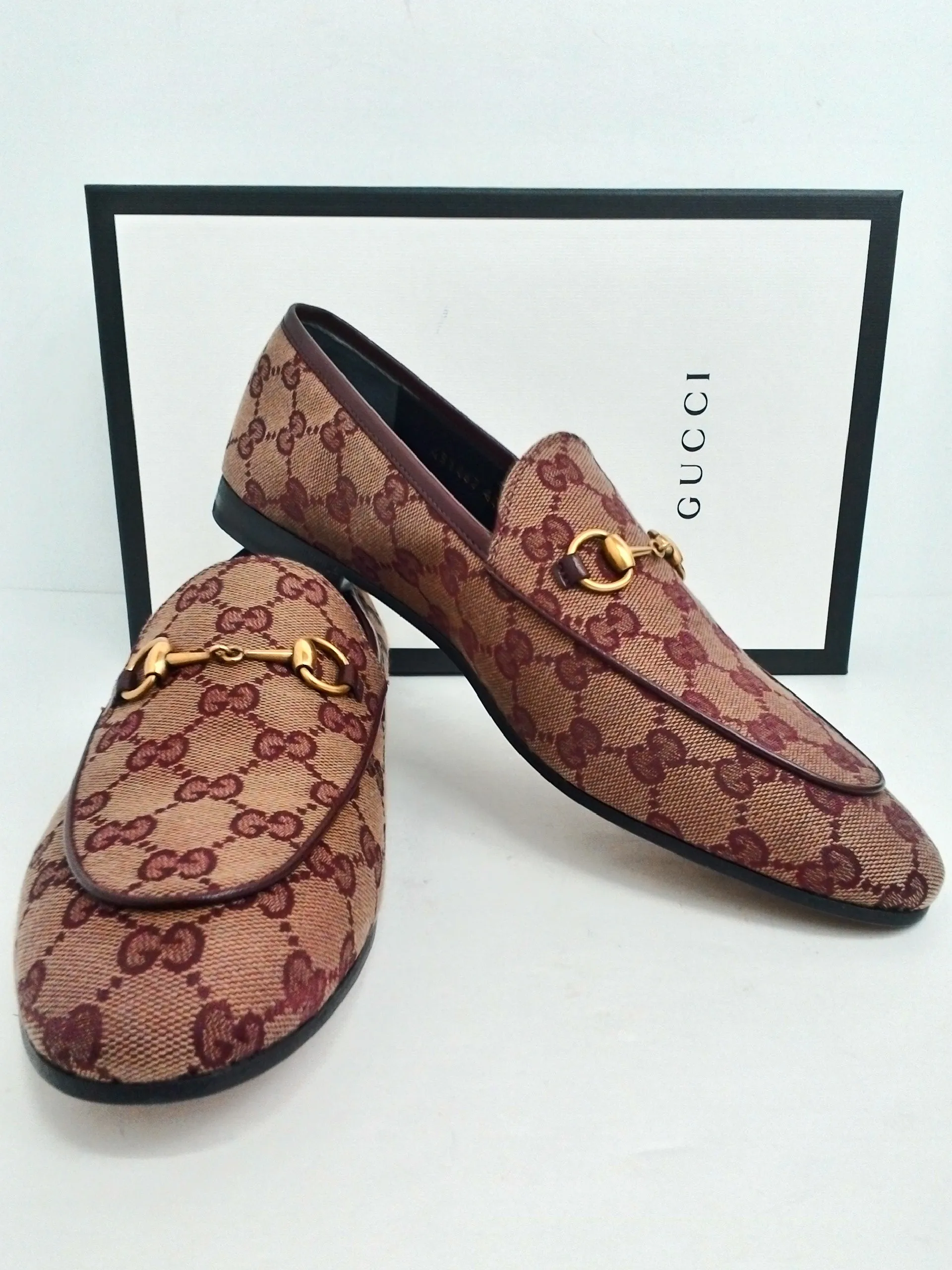 Gucci Women's T. Original GG Malaga Kid Sahara Rubino Size 35,39, 40