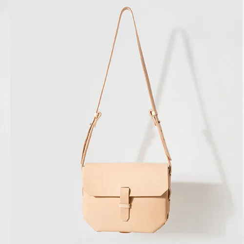Handmade Nature Leather Satchel Bags Purses