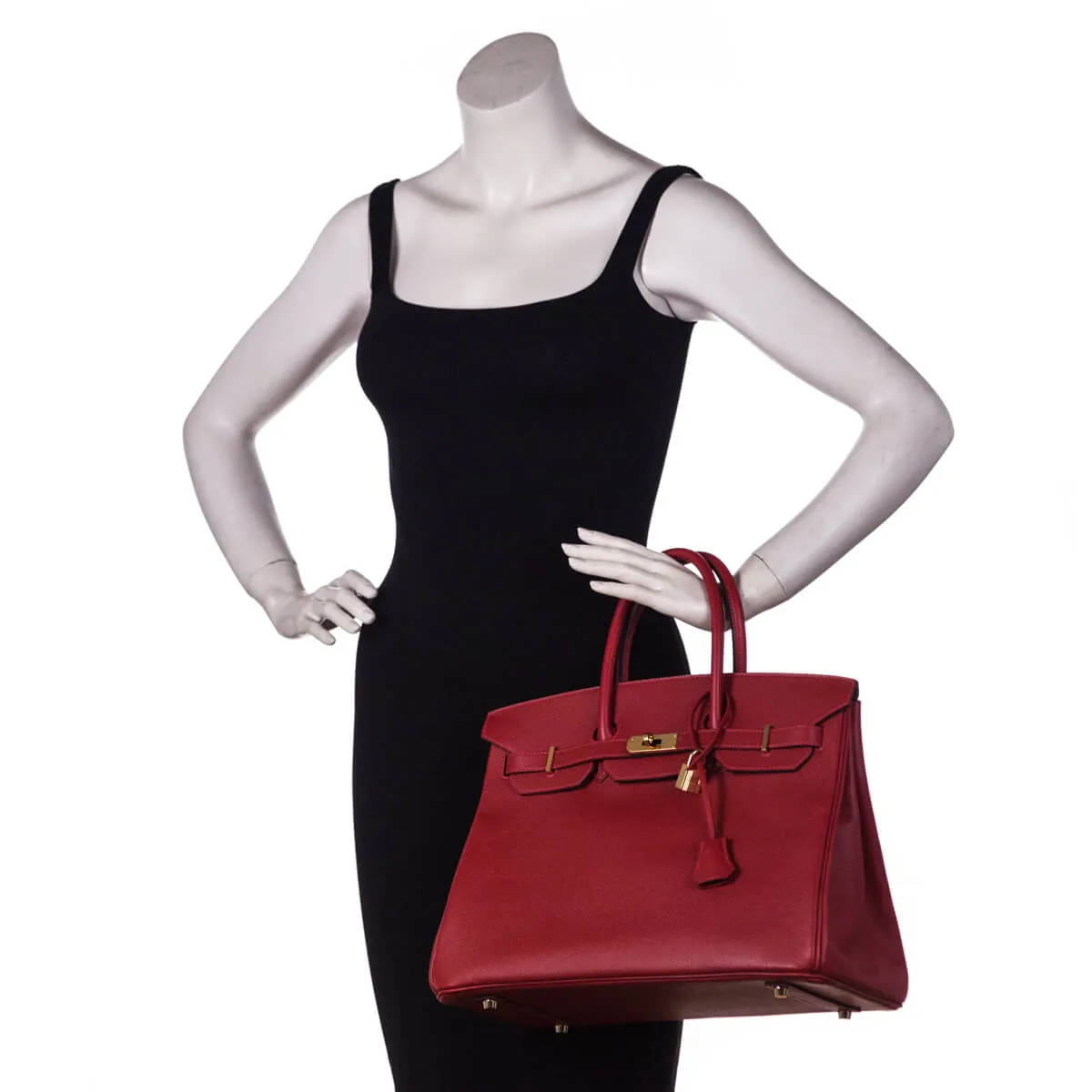 Hermes Rouge Casaque Epsom Birkin 35