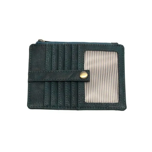 JOY ACCESSORIES PENNY MINI TRAVEL WALLET - DARK TEAL BLUE - L8141144