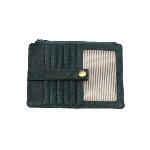 JOY ACCESSORIES PENNY MINI TRAVEL WALLET - DARK TEAL BLUE - L8141144