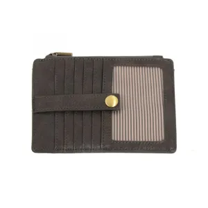 JOY SUSAN PENNY MINI WALLET CHARCOAL