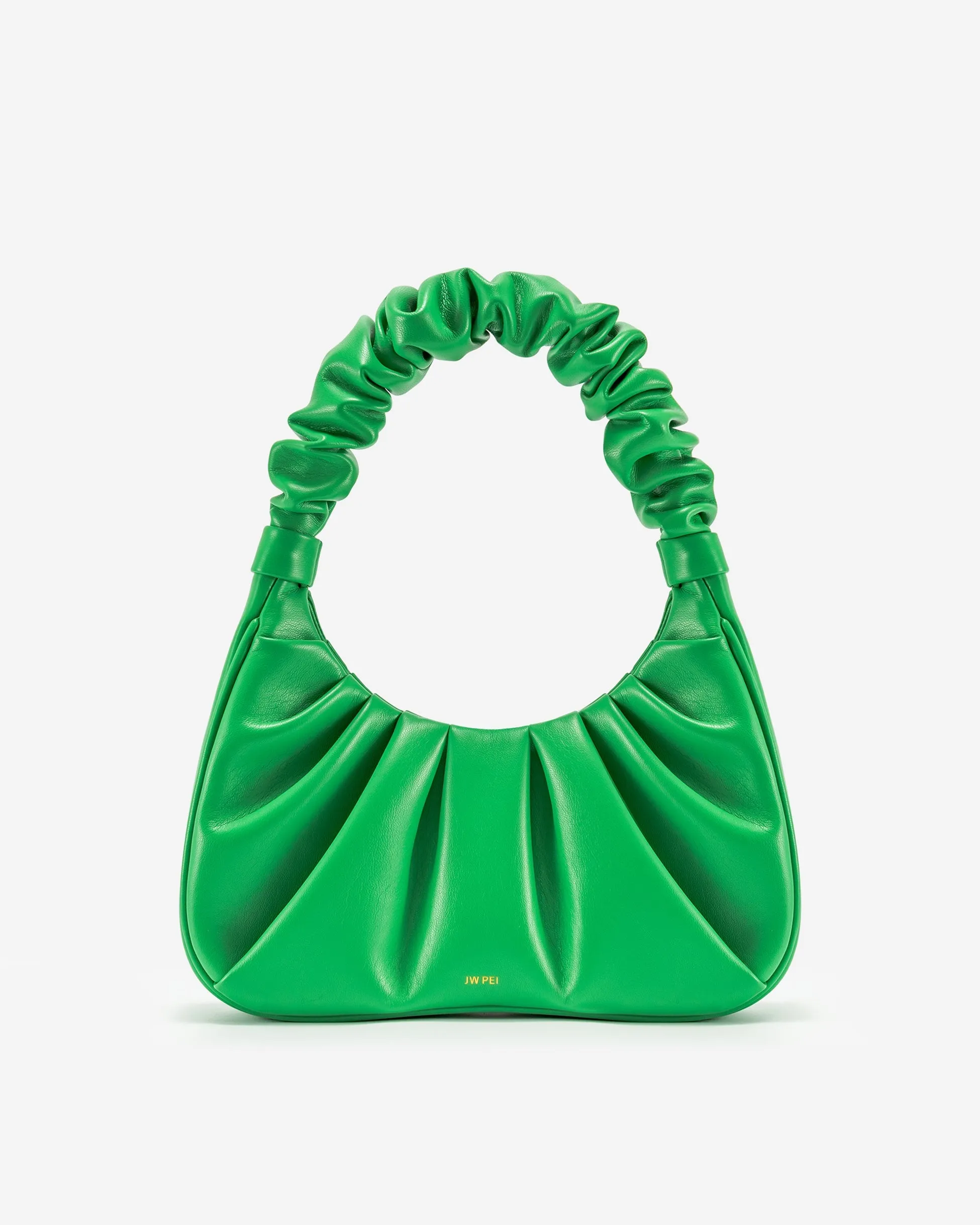 JW Pei Gabbi Vegan Leather Scrunchie Shoulder Bag - Green