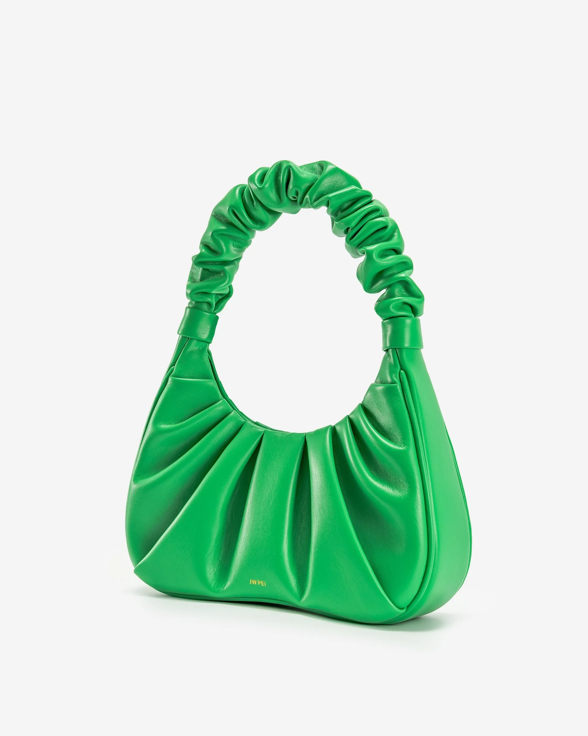 JW Pei Gabbi Vegan Leather Scrunchie Shoulder Bag - Green