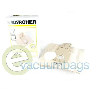 Karcher RC3000 Robocleaner Filter Vacuum Bag, 5 Pack   1 Micro Filter #6.904-257
