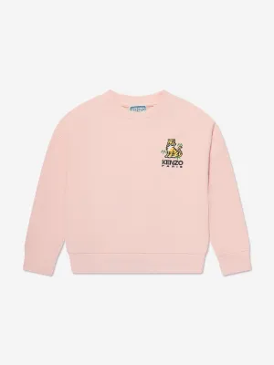 KENZO Girls Kotora Sweatshirt in Pink