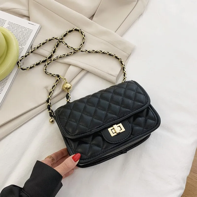 Kiwi Green 2021 Fashion Shoulder Bag Women Leather Pu Quilted Bag Female Luxury Handbags Women Bags Designer Sac A Main Femme