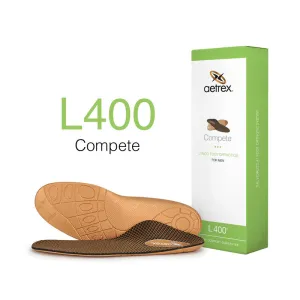 L400M Men's Compete Orthotic Insoles for Active Lifestyles