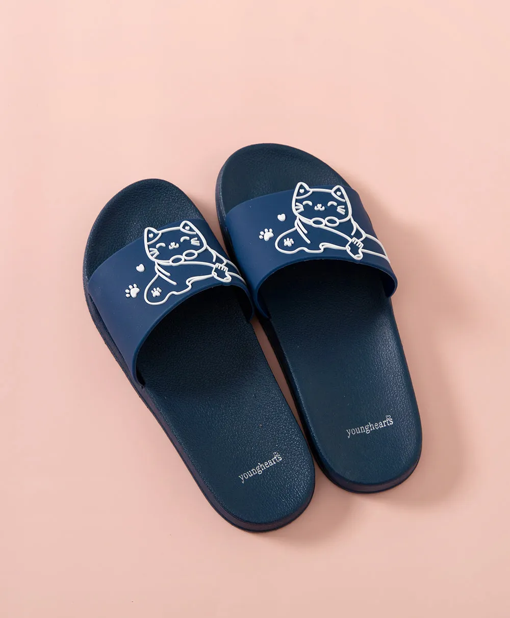 Laundry Meow Home Slippers