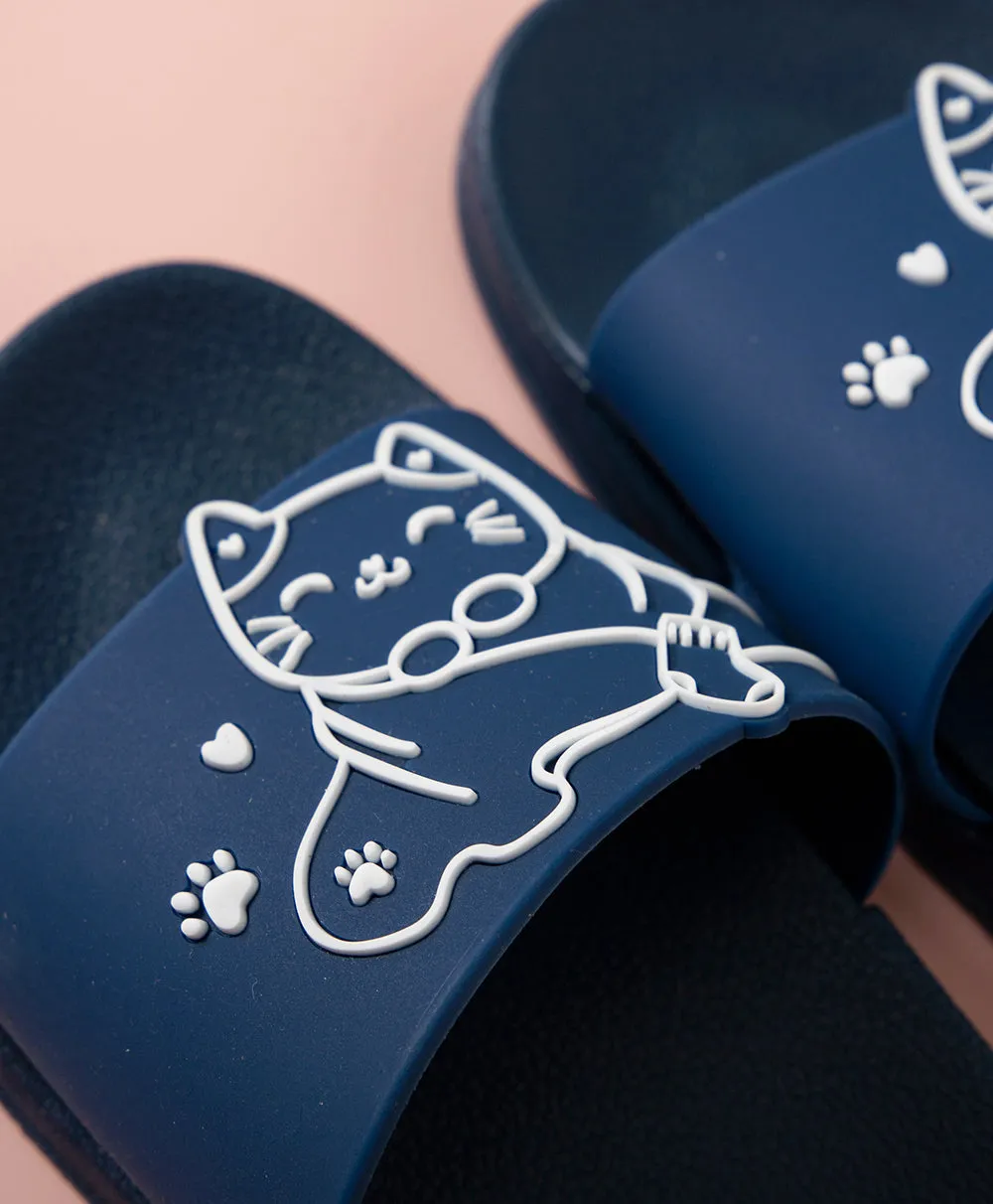 Laundry Meow Home Slippers