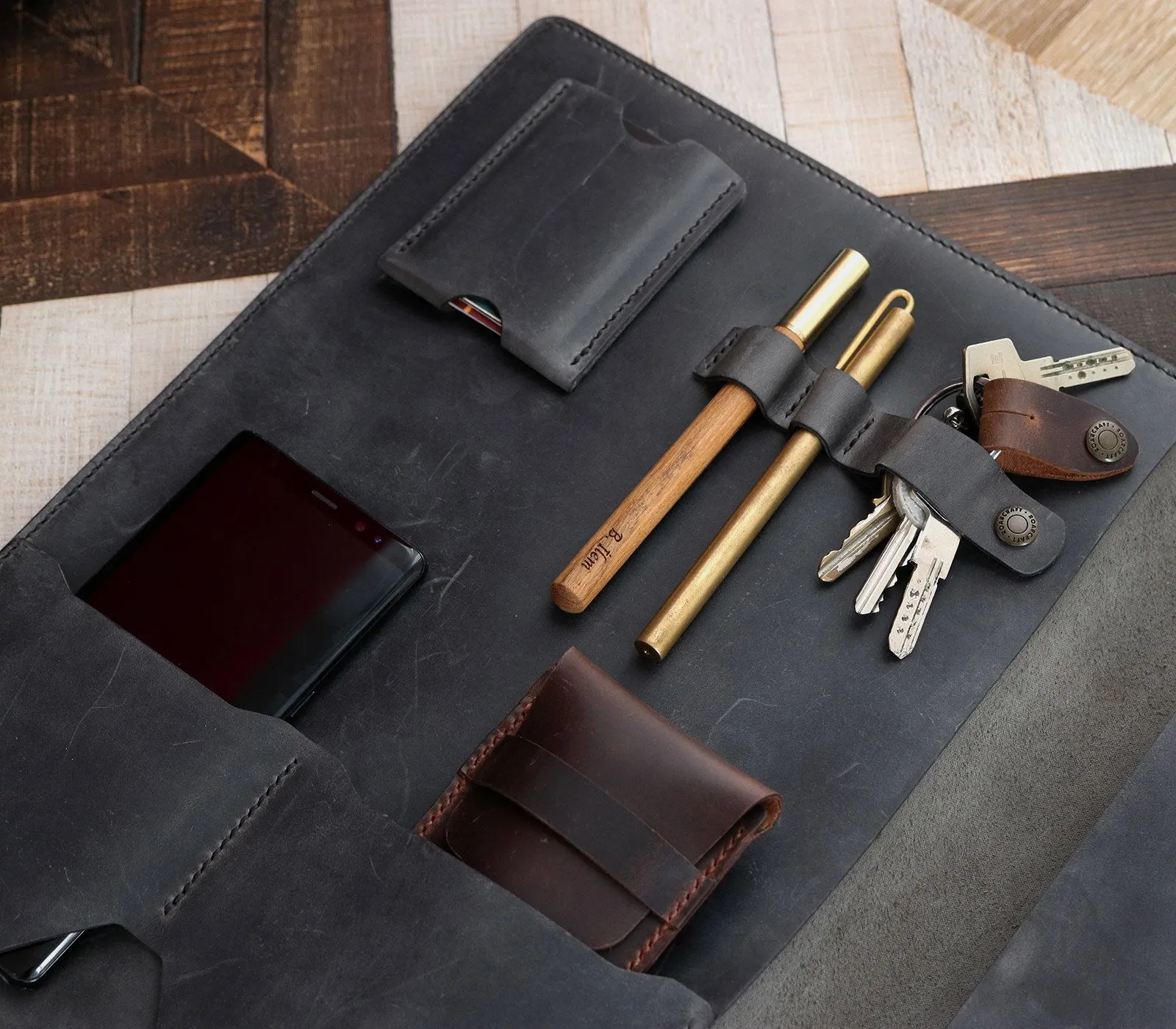 Leather MacBook Organizer