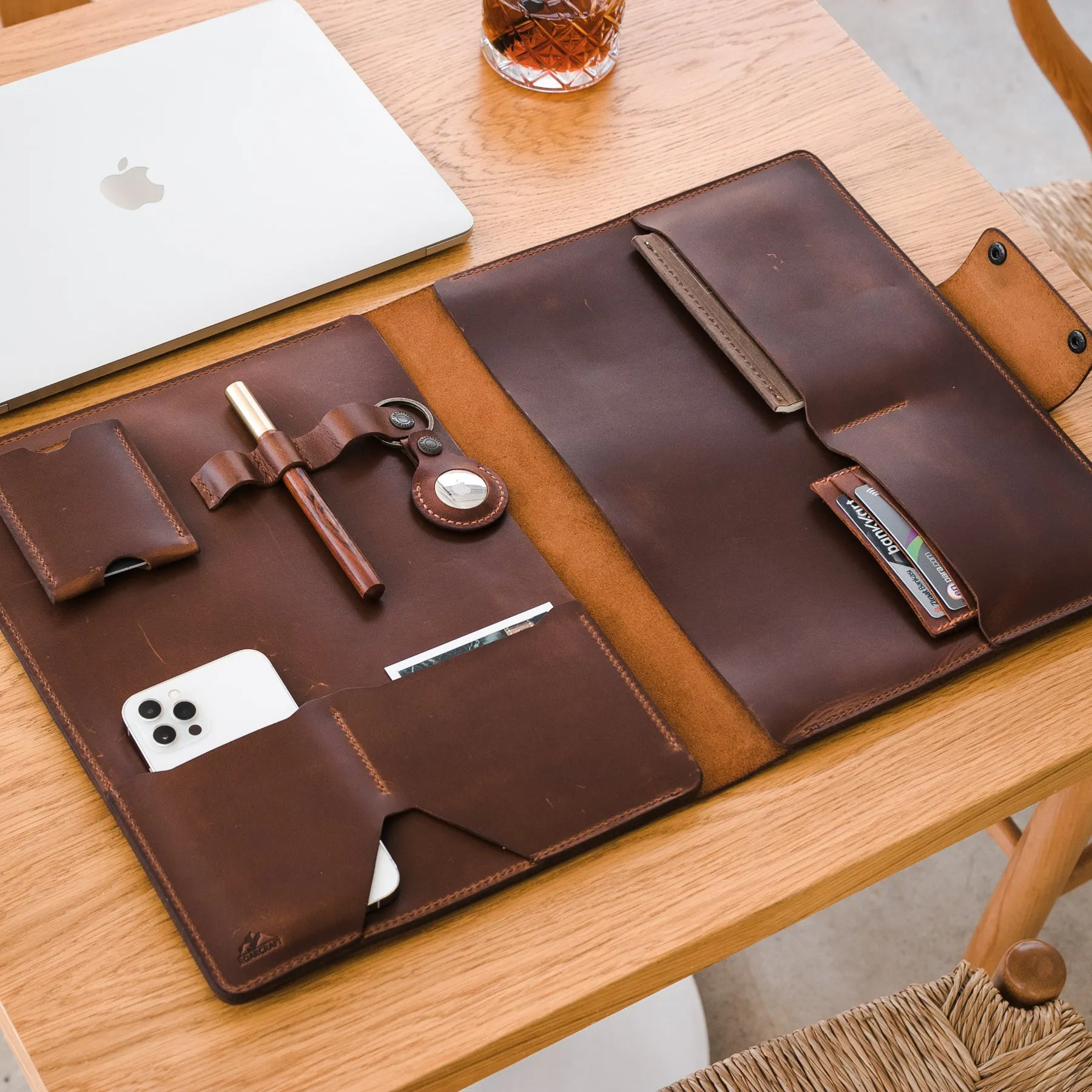 Leather MacBook Organizer
