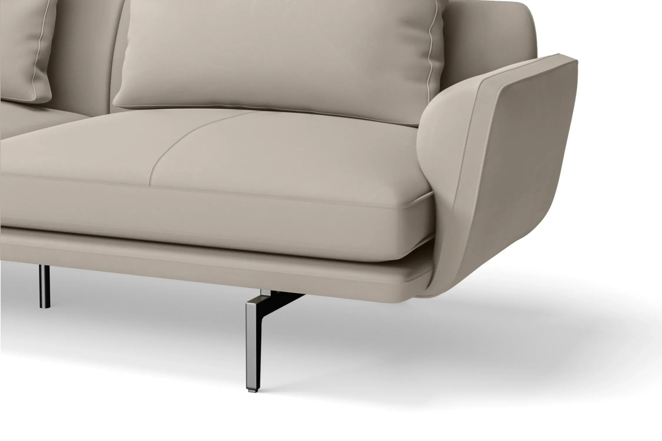 Legnano 3 Seater Sofa Sand Leather