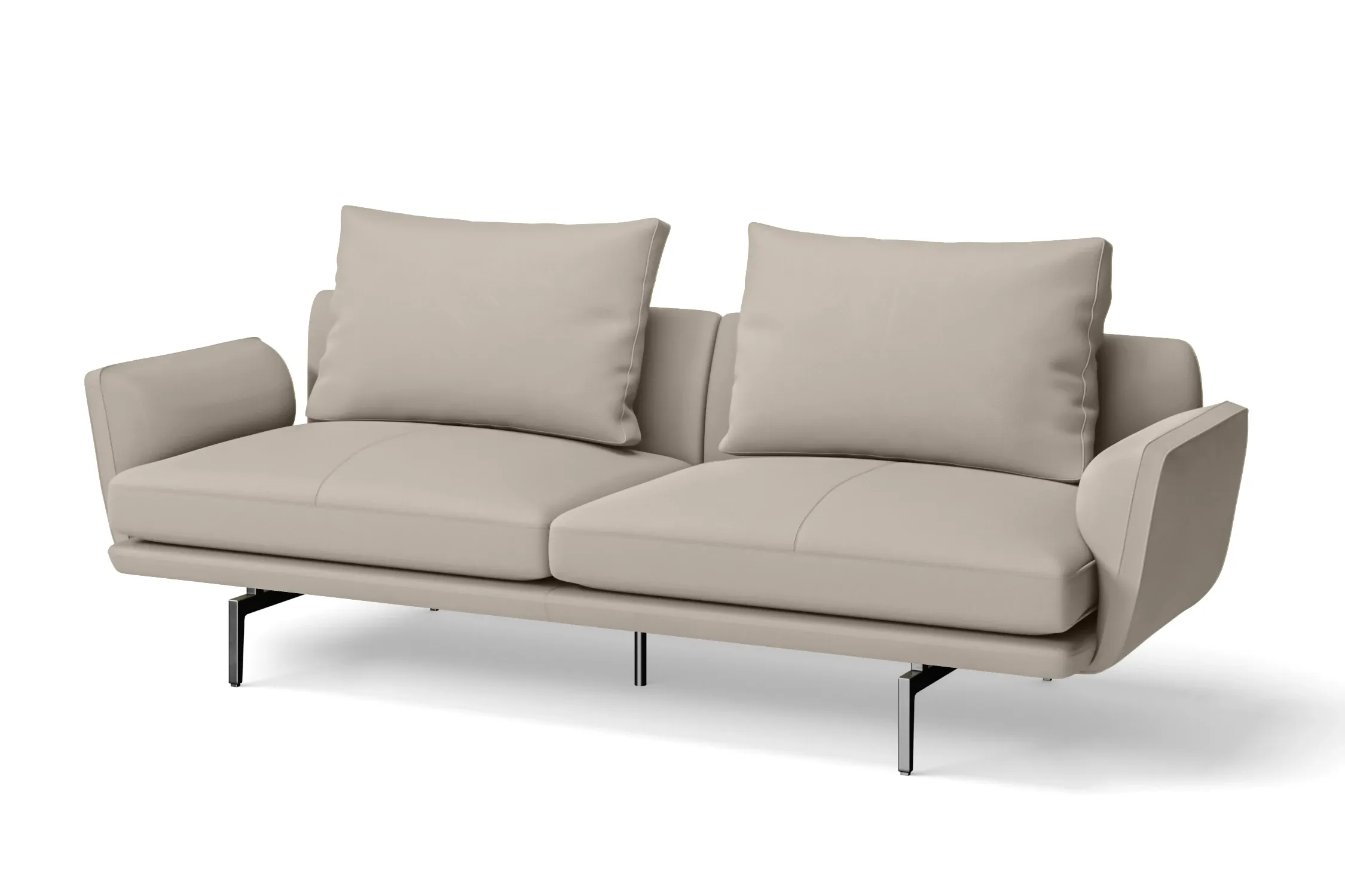 Legnano 3 Seater Sofa Sand Leather
