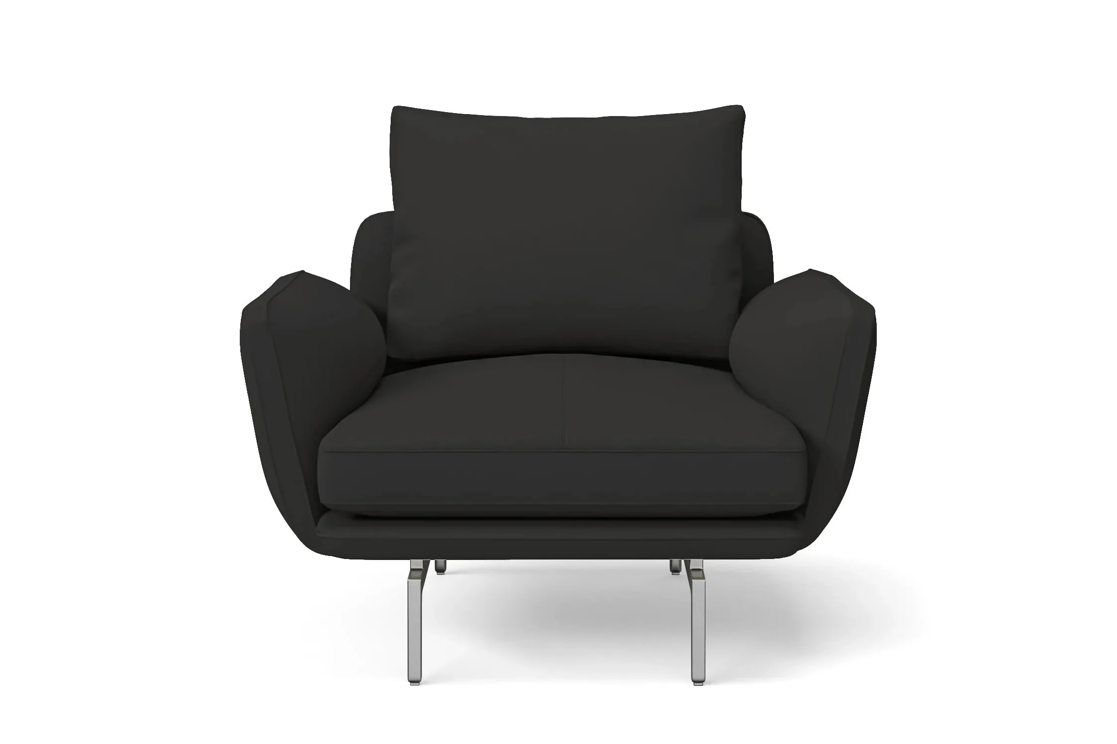 Legnano Armchair Black Leather