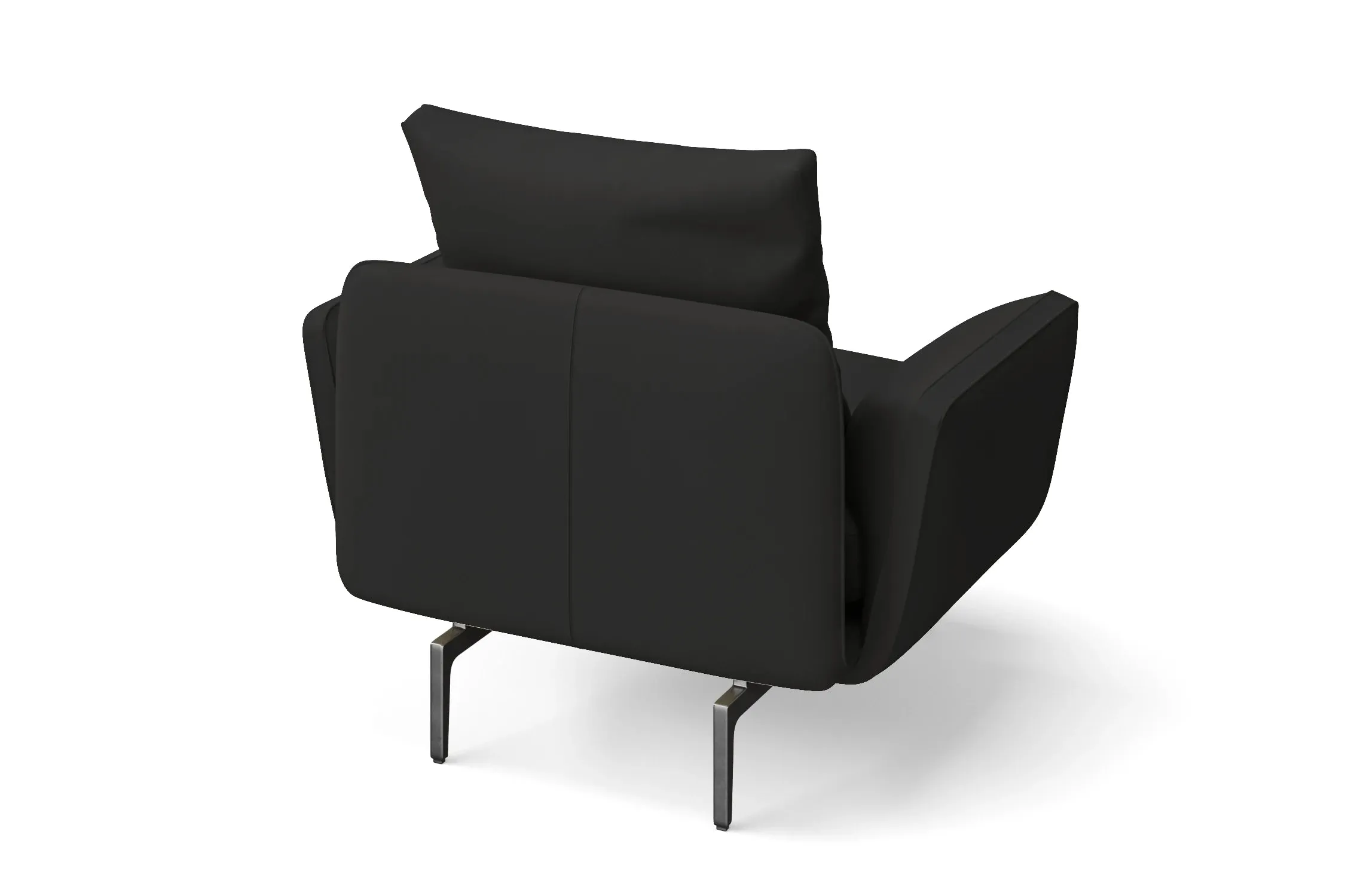Legnano Armchair Black Leather