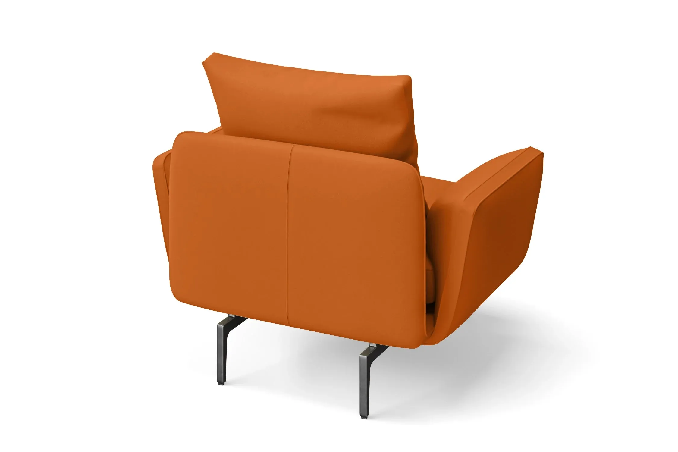 Legnano Armchair Orange Leather