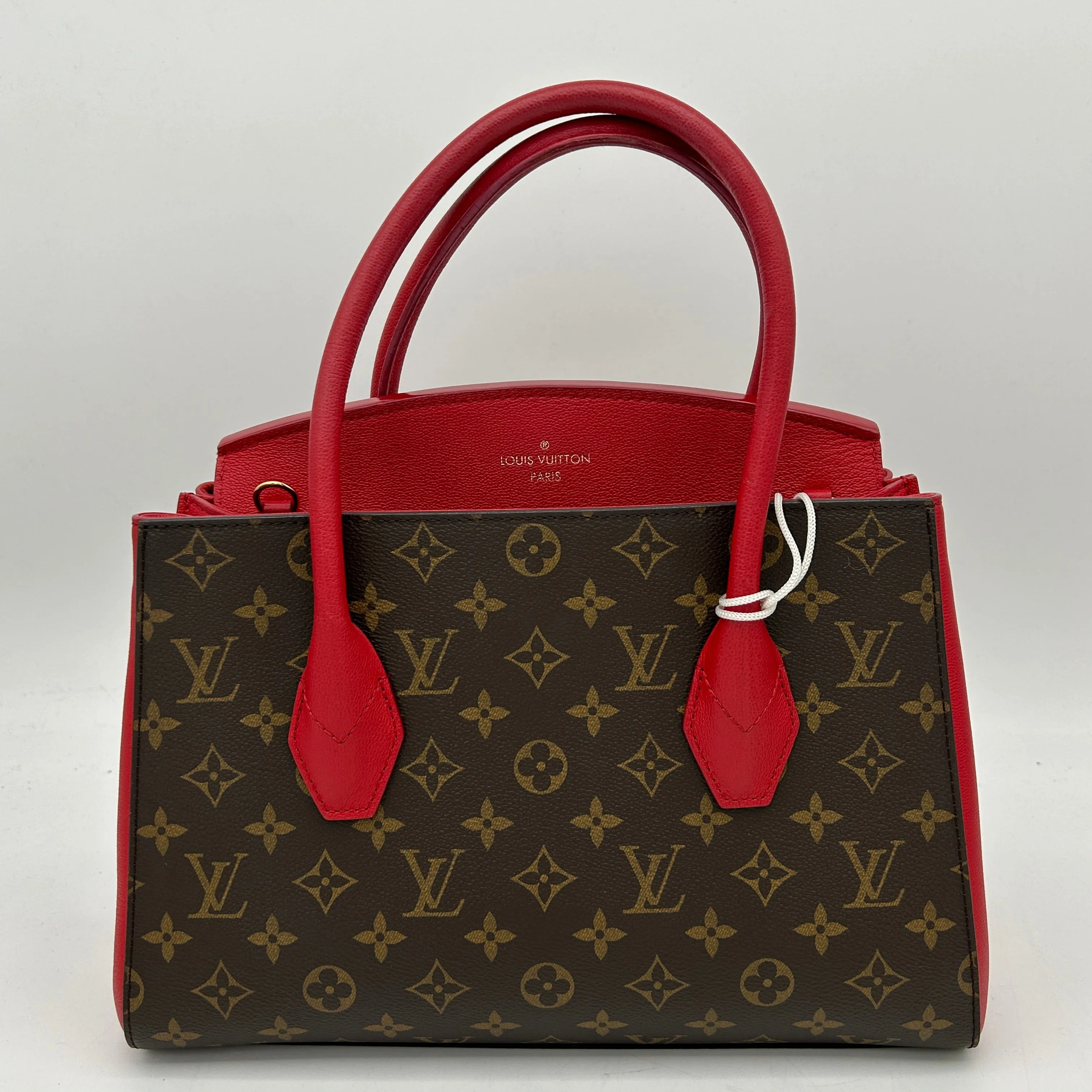 Louis Vuitton Florine Monogram Canvas Bag Brown Red Medium