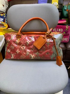 Louis Vuitton Limited Edition Red Boston Bag