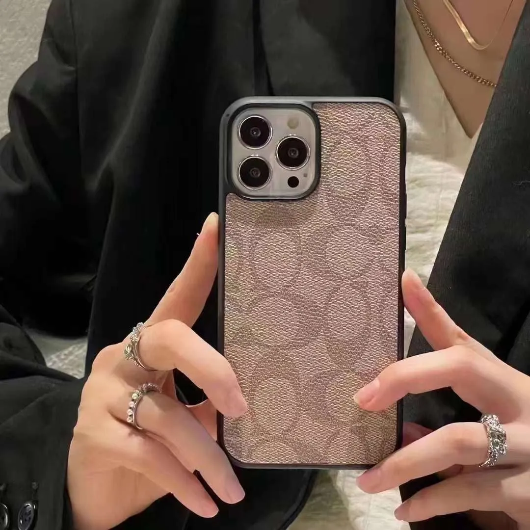 Luxury Branded Leather Case for iPhone