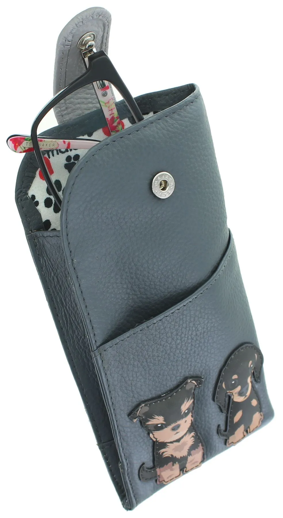 Mala Leather Best Friends Collection Leather Glasses Case 5156_65