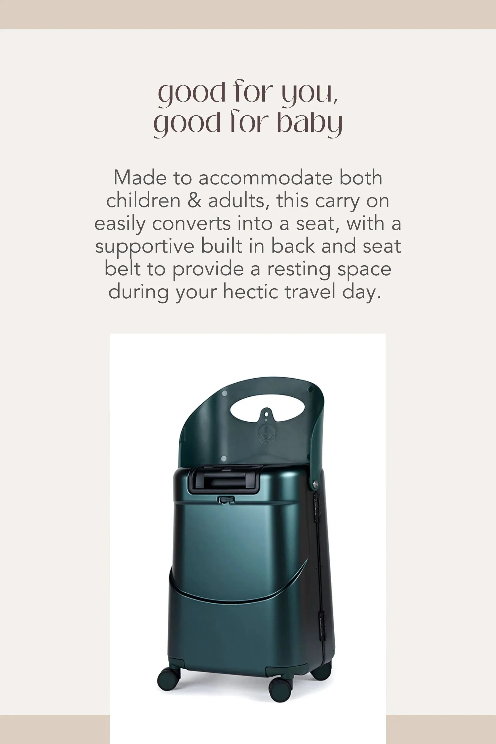 MiaMily MultiCarry Carry On Luggage 18"